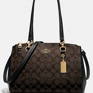 Coach Signature Etta Carryall, Like New